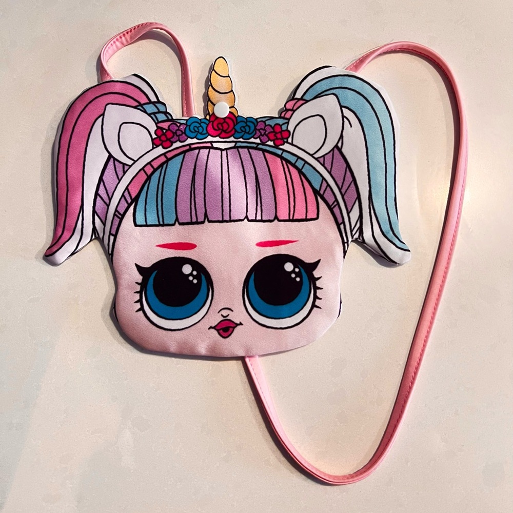 L.O.L Crossbody Snap Button Purse Bag